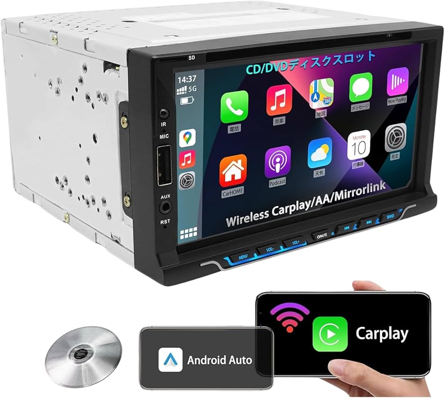 KASUVAR ディスプレイオーディオ Amazon.co.jp: KASUVAR 2DIN 7インチ ディスプレイ オーディオ